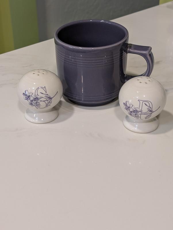 Botanical Floral Lavender 2 5/8 Inch Salt and Pepper Shaker Set