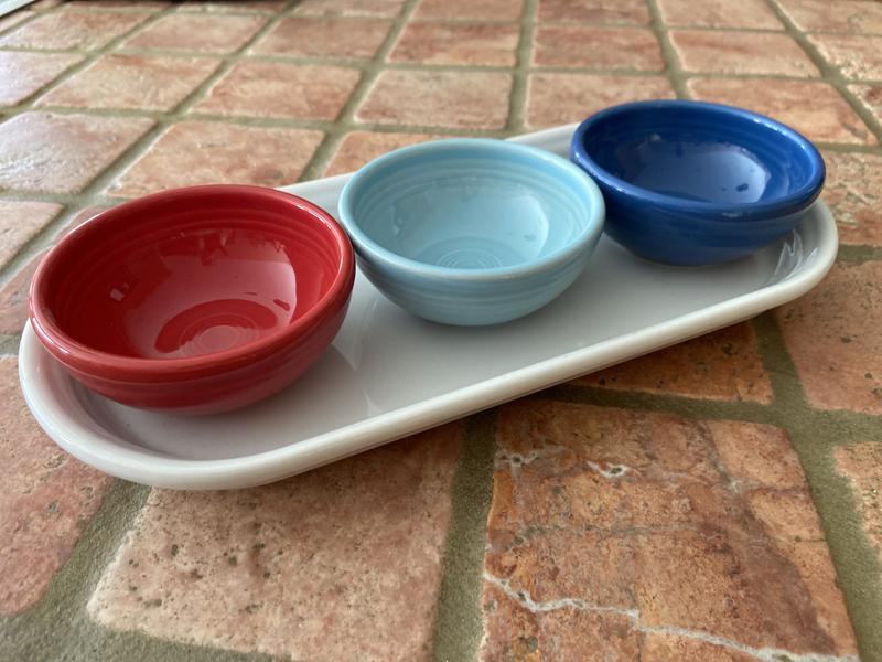 Americana Mixed Colors 4-Piece Condiment Set – Fiesta Factory Direct