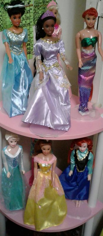 kimball kids set of 8 princess dolls