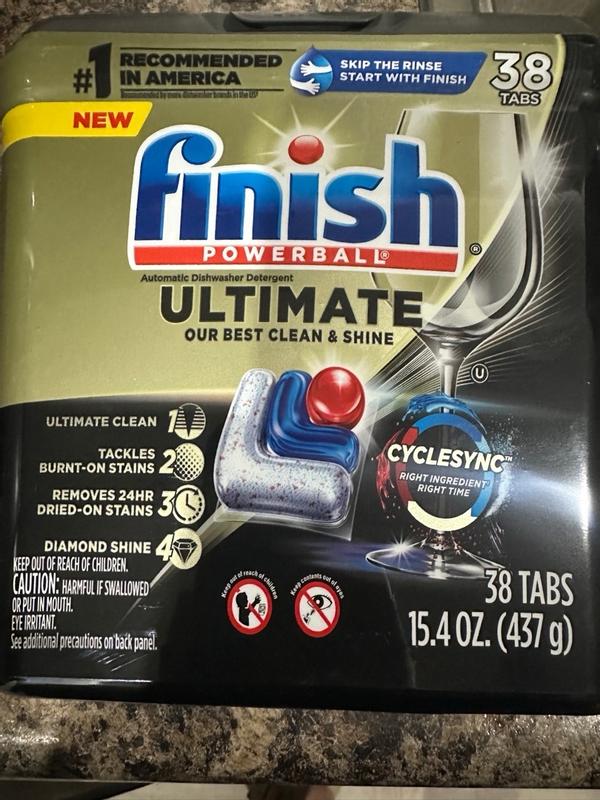 Save on FINISH Powerball Automatic Power Dishwasher Detergent Tabs