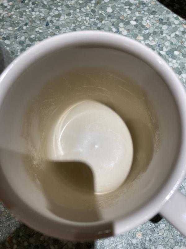 Tea stains persisting