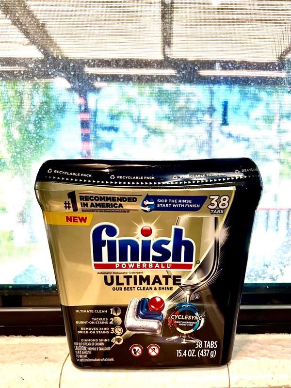 2 Pack) Finish Powerball Automatic Dishwasher Tabs