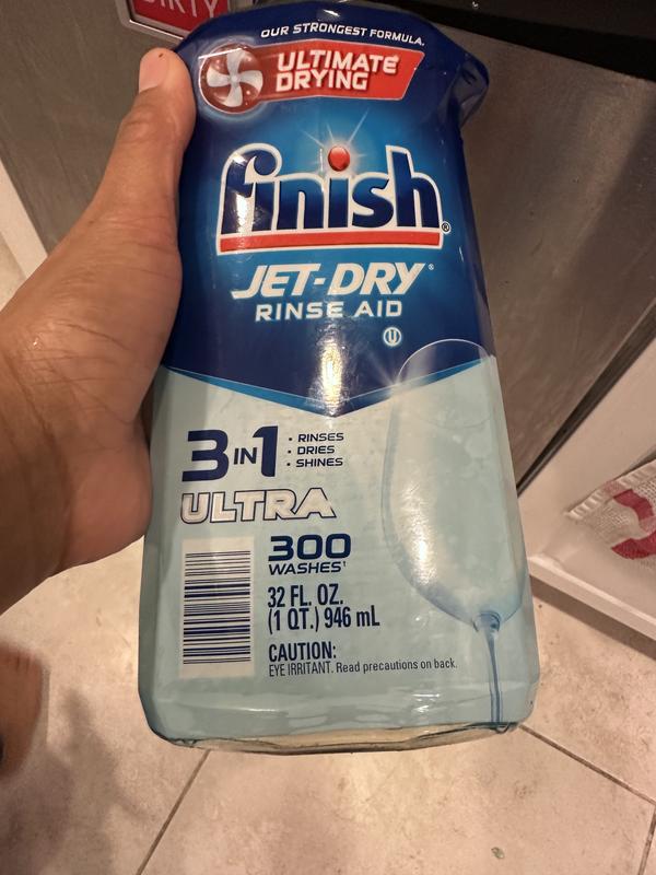 Finish Jet-Dry Ultra Rinse Aid, Dishwasher Rinse & Drying Agent (32 fl.  oz.) - Sam's Club