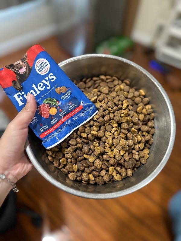 Finley's Finleys Beef Brown Rice and Vegetable Recipe Dry Dog Food 20 ...
