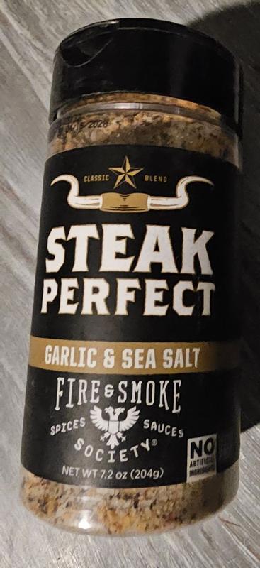 Steak Perfect Seasoning Garlic Sea Salt Spice Blend