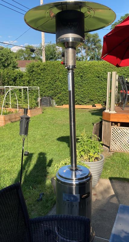 Heater after shimming support.