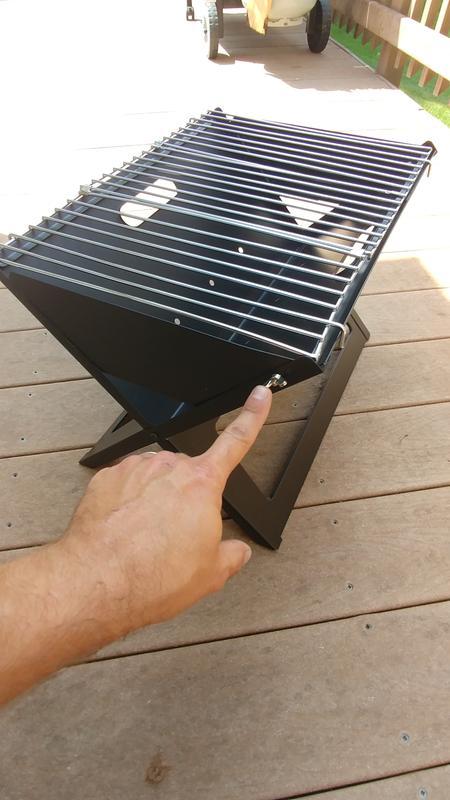 Reviews for Fire Sense HotSpot Notebook Portable Charcoal Grill in