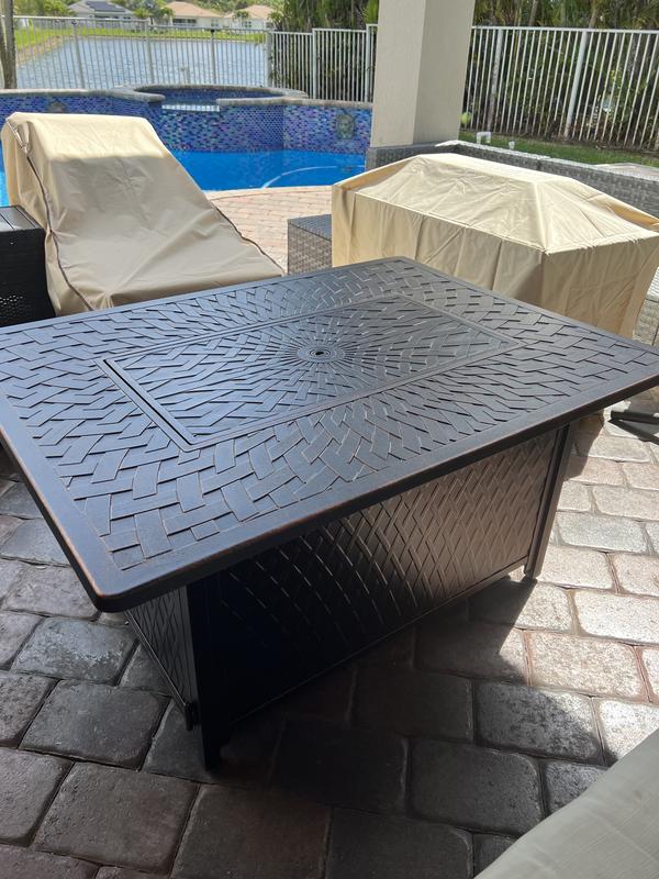 Beautiful weave pattern and rich finish