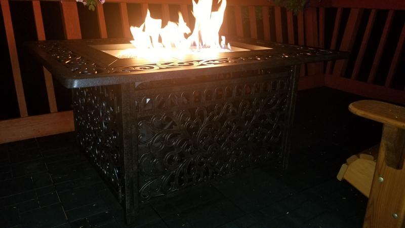 Sedona Cast Aluminum Gas Fire Table
