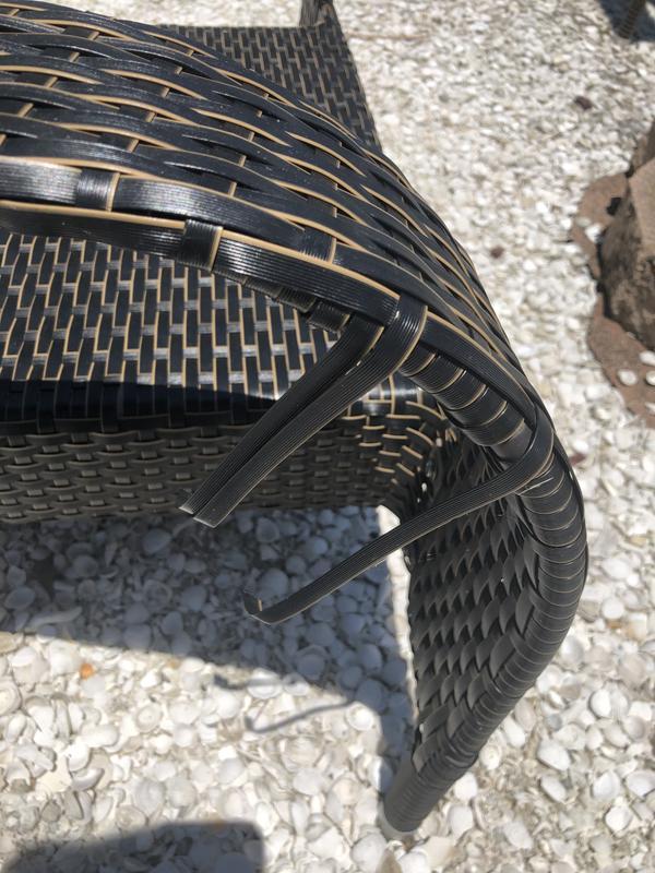 Arms beginning to unravel.