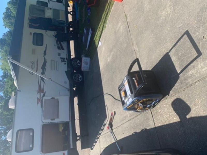 Running my camper.
