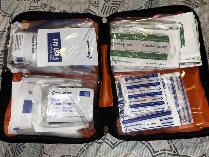 HDX Zipper Pouch 200 Piece First Aid Kit 52420 - The Home Depot