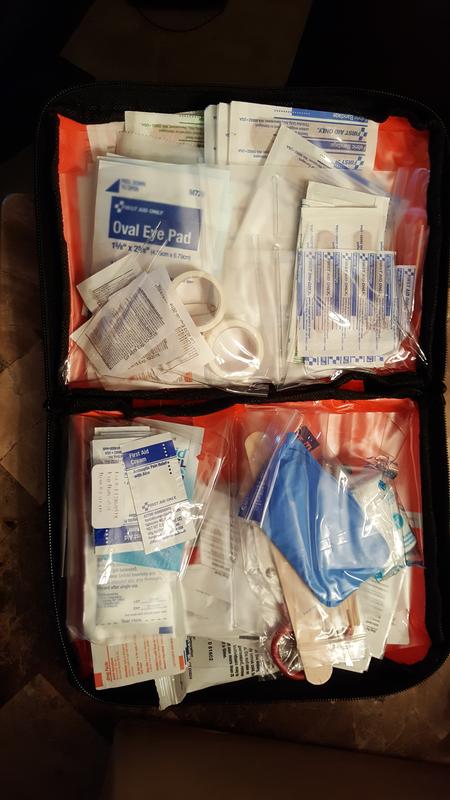 Outdoor First Aid Kit, 205 Piece, Fabric Case