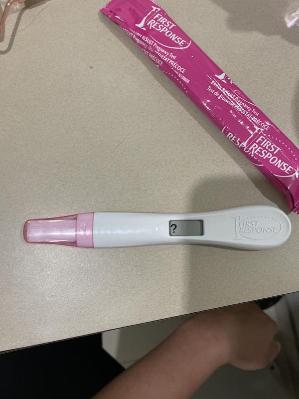 positive pregnancy test first response digital