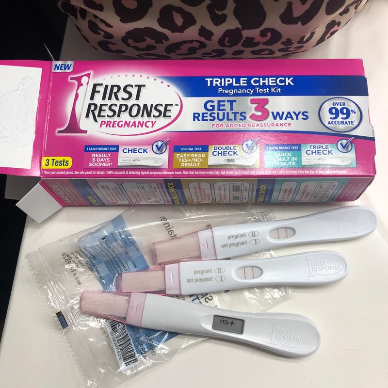 First Response Early Result Pregnancy Test First Response Triple Check ...