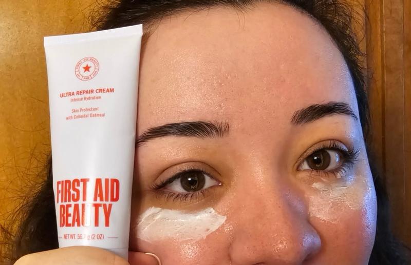 Customer photo for "✨ glowy non irritated skin ✨"