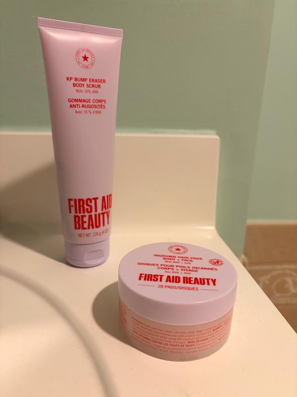 Customer photo for "Great products for smoother skin"