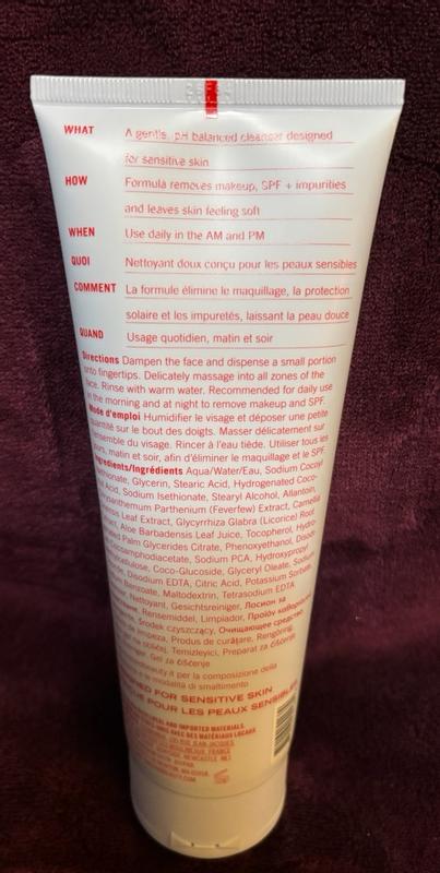 Customer photo for "First Aid Beauty Ultra Gentle Skin Face Cleanser"