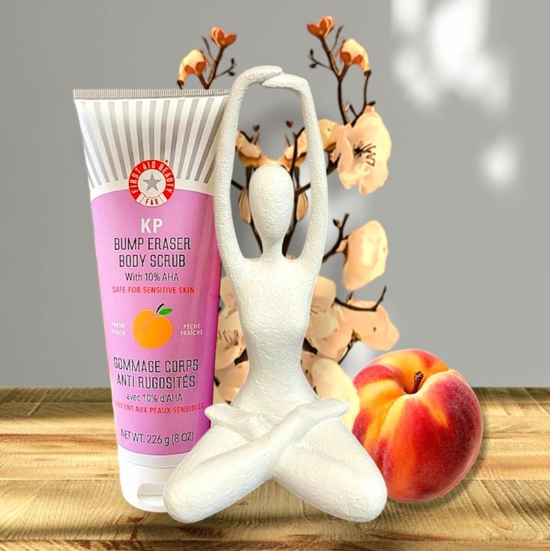 KP Bump Eraser Body Scrub 10% AHA Fresh Peach – First Aid Beauty