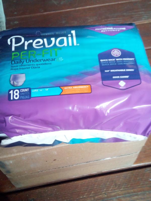 Prevail Per-Fit Women's Incontinence Underwear, Extra Absorbency - Size XL  - Simply Medical