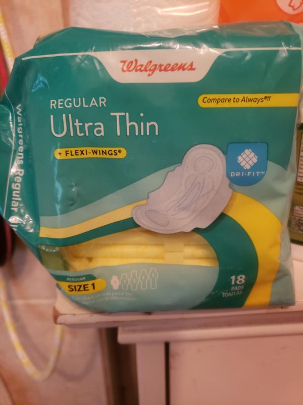 Walgreens Maxi Pads With Flexi-Wings Unscented, Size 5 (ct 36)