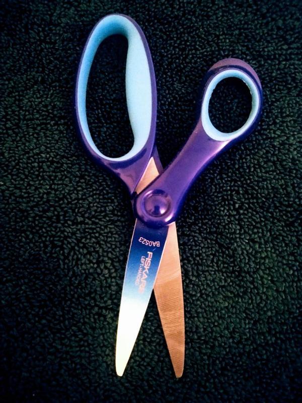 Left-Handed Big Kids Ombre Scissors (6 in.), Blue