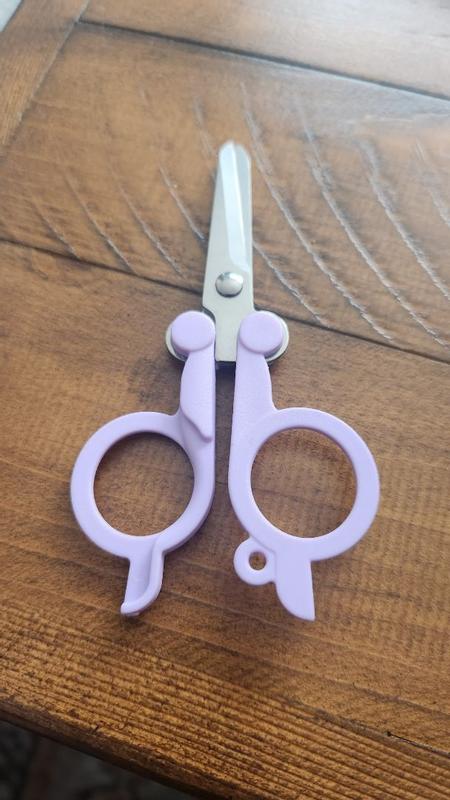 Fiskars 1067374 Ultra Lilac Purple Folding Scissors —