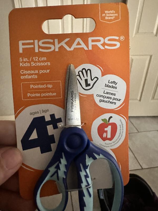 BIFL: Fiskars scissors: the pair on the left have my oldest son's initials  on them, because I bought them for Kindergarten when he was 5. He will be  40 this year. The ones on the right were bought for crocheting holiday  gifts in 1990. : r/BuyItForLife