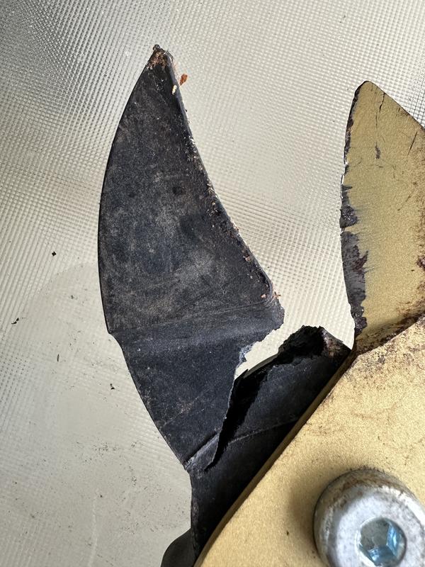 Plastic broke