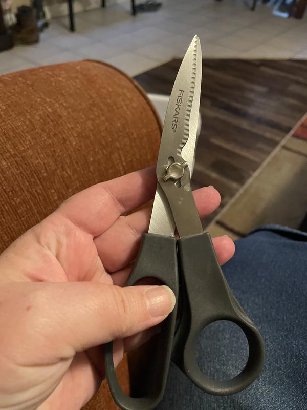 Fiskars 4 in. L Stainless Steel Kitchen Scissors 1 pc in the Scissors ...