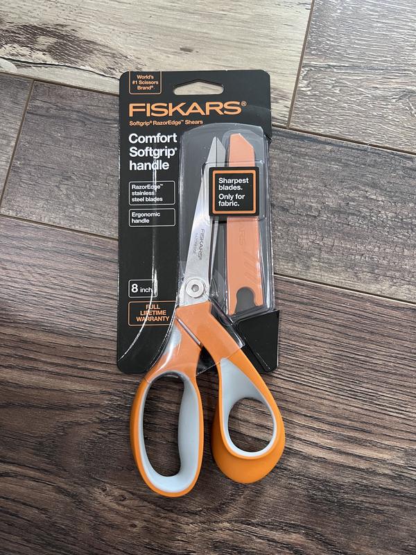 Fiskars Grey All-Purpose Classic Bent Scissors - 8 - Scissors - Cutting  Supplies - Notions