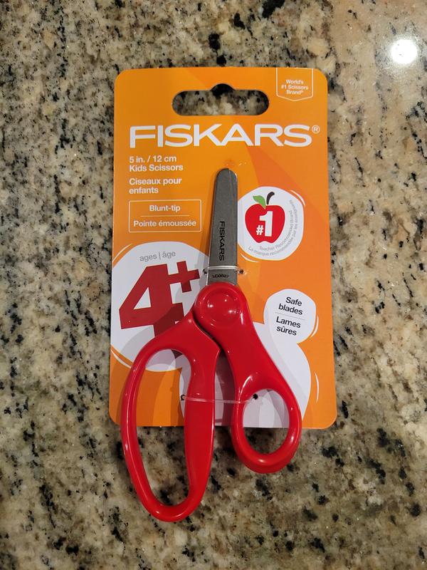 Fiskars Kids Scissors - Pkg of 24 with Caddy, Pointed