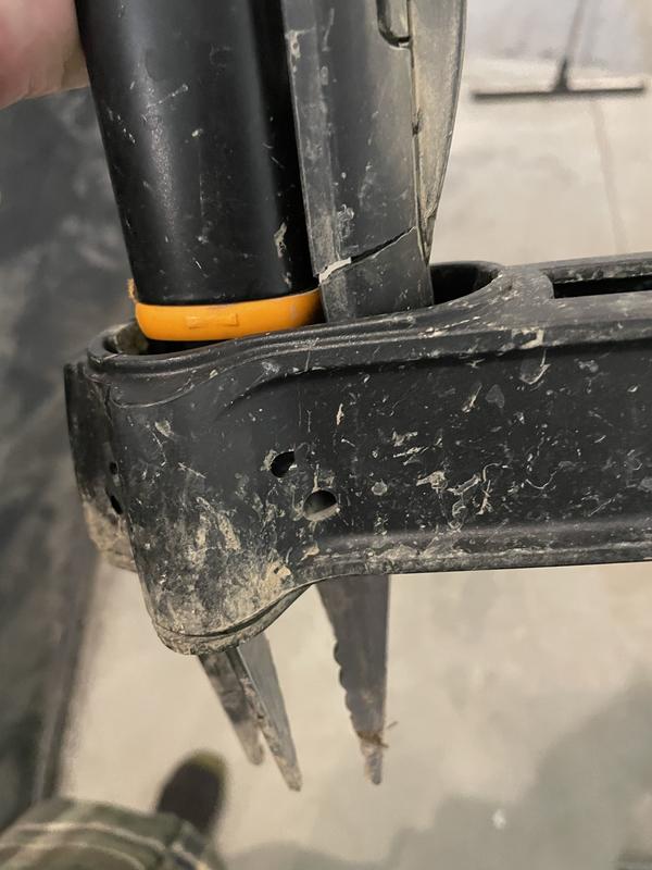 broken at the fulcrum