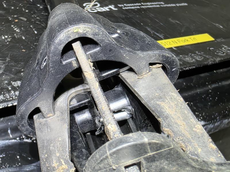 Metal Axle broke out of Plastic Housing