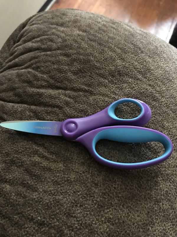  Fiskars® Big Kids Ombre Scissors, Purple/Turquoise (6 in.) :  Toys & Games