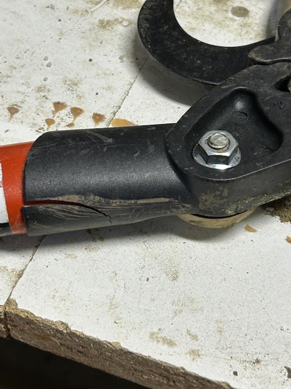 handle cracked