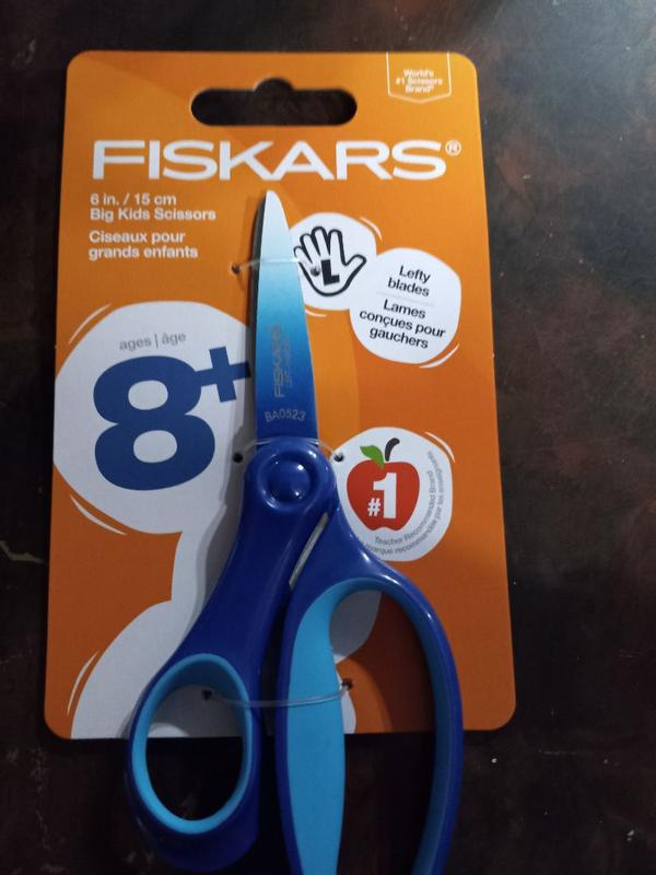 Fiskars 6 Kids Scissors Ages 8+ Safety Edge Blades