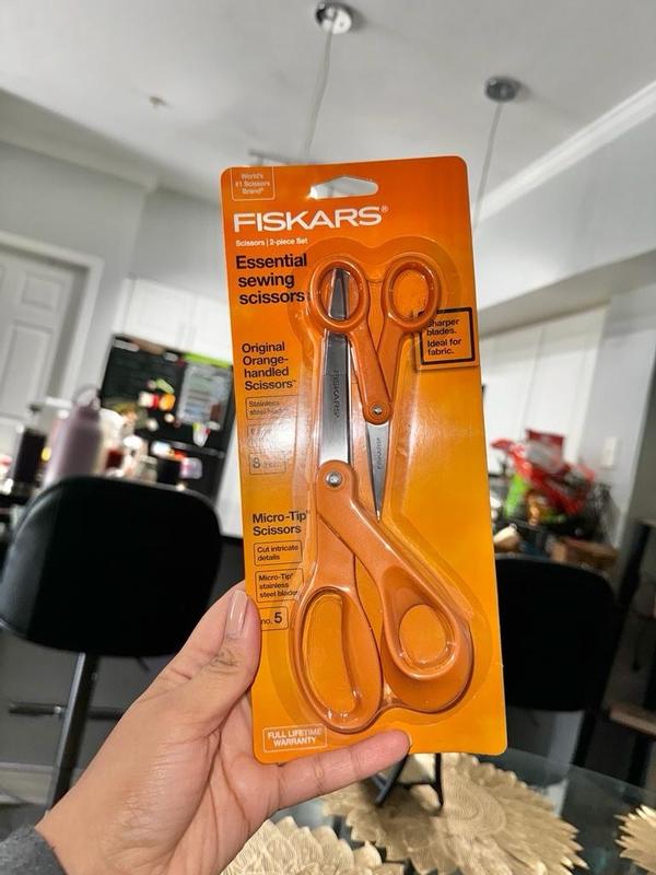 Fiskars 1005137 Scissors Sharpener, 3.5 x 10.2 x 9.8 cm, Orange