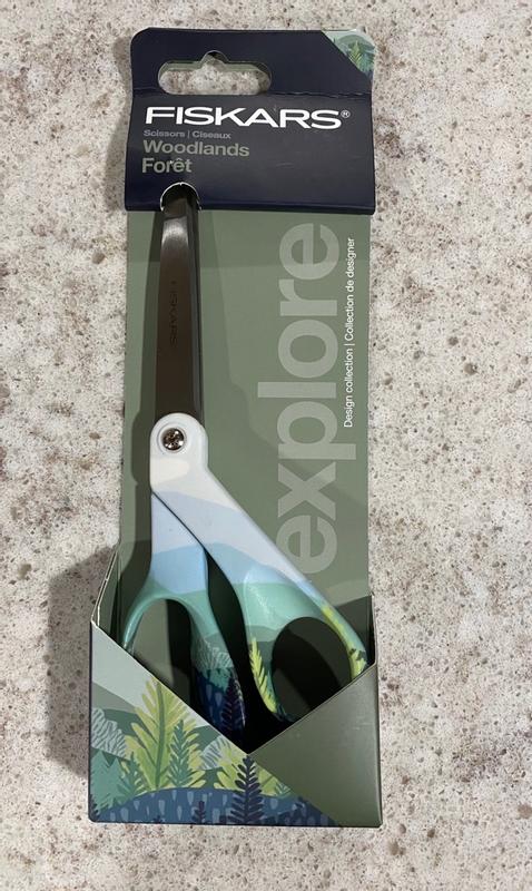 Fiskars® Explore Collection Scissors, Woodlands (8 in Fiskars® Explore Collection Scissors, Woodlands (8 in