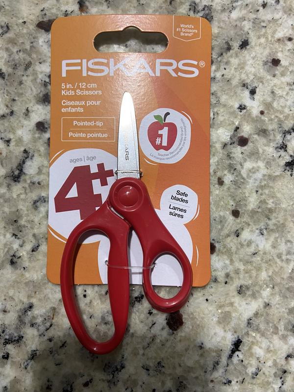 Fiskars Color Change Kids Scissors, 5 Inches, Blunt Tip