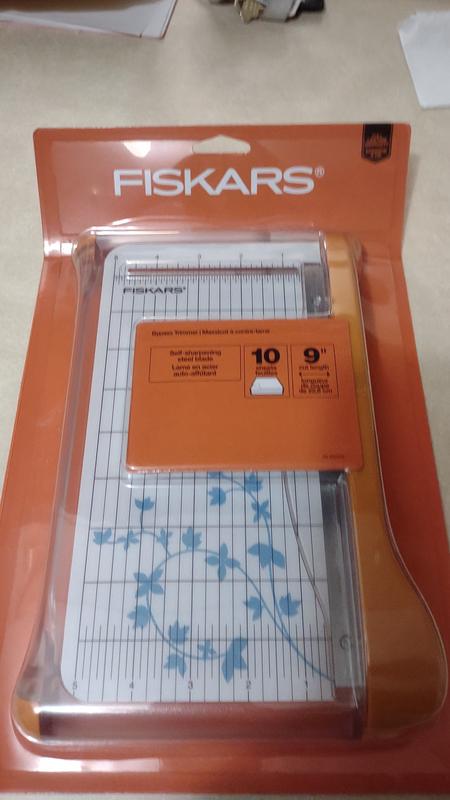 FISKARS CARD MAKING Bypass Trimmer 9 Paper Cutter Guillotine $11.50 -  PicClick