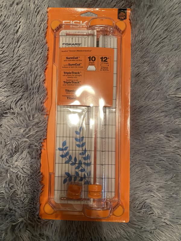 Paper Trimmer Cutter Fiskars Swing Arm 12 Inch Blade Style 1 Portable  Scrapbooking Crafts WORKS Box 7927 