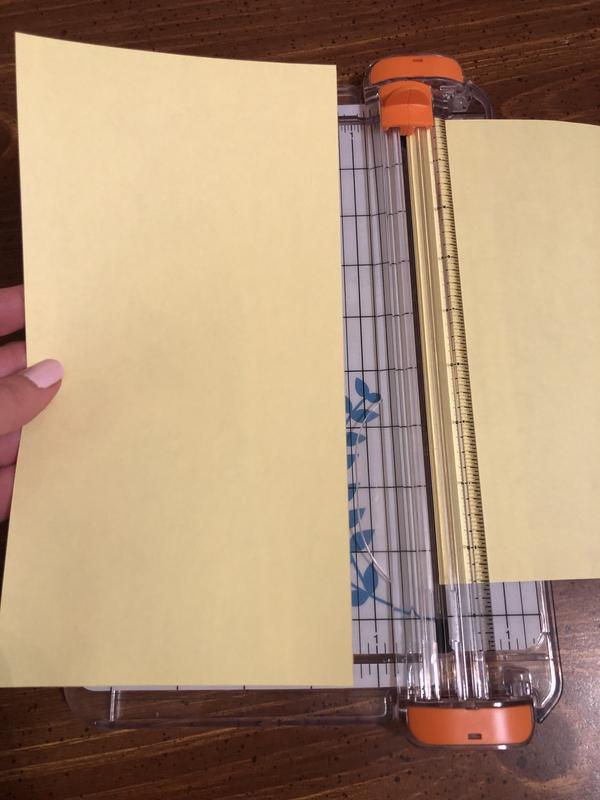 Fiskars SureCut Portable Paper Trimmer - Cuts A5 Portrait / A4 Landscape, With Cutting Line Guide