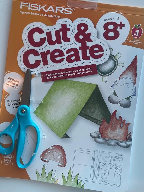 Activity Book & 6 in. Big Kids Scissors (Ages 8+)