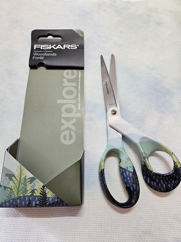 Fiskars® Explore Collection Scissors, Woodlands (8 in Fiskars® Explore Collection Scissors, Woodlands (8 in