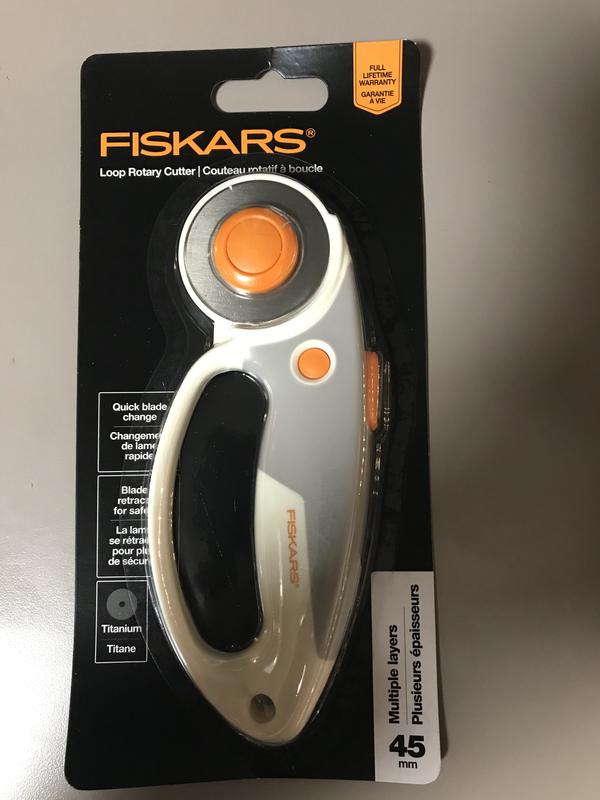 Fiskars Comfort Loop Rotary Cutter 45 mm Titanium Softgrip