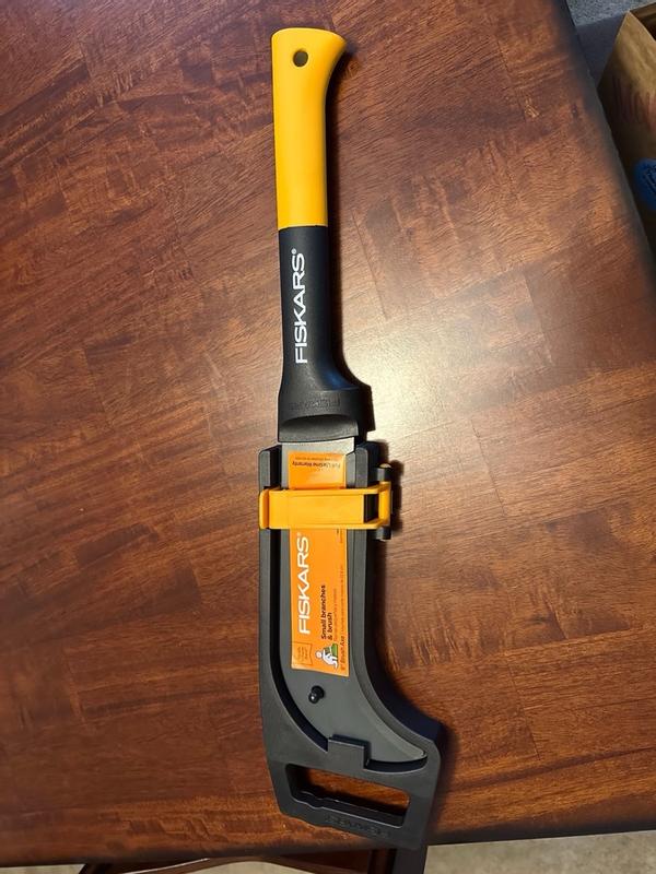 FISKARS, 19 in Overall Lg, 9 in Cutting Edge Lg, Brush Axe