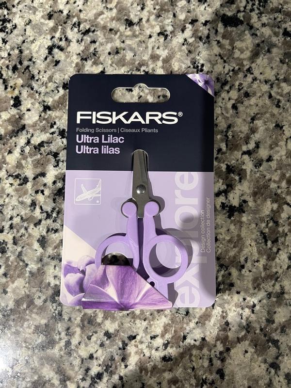 Fiskars® Folding Travel Scissors // TSA Approved, Flight Safe