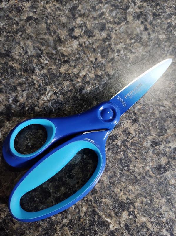 Left-Handed Big Kids Ombre Scissors (6 in.), Blue