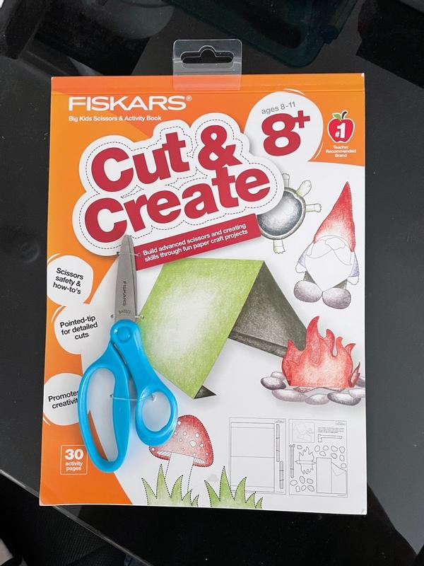 8 Pair! Fiskars Big Kids Scissors 6 Pointed School Supplies For Kids 8+